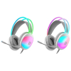 DEFENDER SŁUCHAWKI Z MIKROFONEM ECLIPSE RGB BIAŁE 62440-23416287