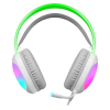 DEFENDER SŁUCHAWKI Z MIKROFONEM ECLIPSE RGB BIAŁE 62440-23416288