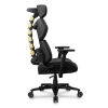COUGAR Terminator Elite Gold Fotel dla gracza Obite siedzisko Czarny, Złoto-23453264