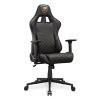 COUGAR CGR-AO2-GLB Uniwersalny fotel dla gracza Obite siedzisko Czarny, Złoto-23453326