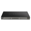 D-Link DGS-1250-52XMP Zarządzany L3 Obsługa PoE Czarny