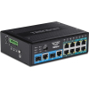 Trendnet TI-BG104 przełącznik sieciowy Nie zarządzany Gigabit Ethernet (10/100/1000) Obsługa PoE Czarny-23458453