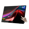Verbatim Portable 15.6" FHD Touch Monitor LIGHT Przenośny monitor Czarny 39,6 cm (15.6") LCD 1920 x 1080 px