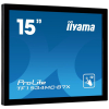 iiyama TF1534MC-B7X monitor komputerowy 38,1 cm (15") 1024 x 768 px XGA LED Ekran dotykowy Przeznaczony dla wielu użytkowników Czarny