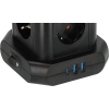 Brennenstuhl 1153560010 Wieża zasilająca Tower 8 gniazd 2xUSB-A 1xUSB-C PD 2m Schuko Czarna-23468043