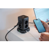Brennenstuhl 1153560010 Wieża zasilająca Tower 8 gniazd 2xUSB-A 1xUSB-C PD 2m Schuko Czarna-23468045