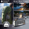 Extralink RADIO AWARYJNE BLUETOOTH SOLARNE Z KORBKA DYNAMO POWERBANK 4000MAH Z LATARKA SOS BT-4000 Przenośny Analogowe 