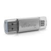 MediaRange MR941-1 pamięć USB 1 TB USB Type-A / USB Type-C 3.2 Gen 1 (3.1 Gen 1) Srebrny-23475013