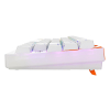 CHERRY K5 PRO TMR COMPACT klawiatura Gaming USB QWERTZ Niemiecki Pomarańczowy, Biały-23475234