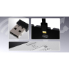 HATOR Skyfall 80 MAG ULTIMA 8K wireless klawiatura Gaming USB + RF Wireless + Bluetooth QWERTY US English Czarny, Biały