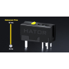 HATOR Quasar 3S Ultima 8K Wireless myszka Gaming Po prawej stronie RF Wireless + Bluetooth + USB Type-C Optyczny 30000 D