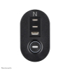 Neomounts DS22-840BL6 rozgałęziacz 1,4 m 3 x gniazdo sieciowe Wewnętrzna Czarny-23492796