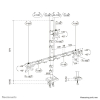 Neomounts DS60-600BL2-1 uchwyt / stojak do monitorów 81,3 cm (32