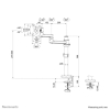 Neomounts DS60-425BL1 uchwyt / stojak do monitorów 68,6 cm (27