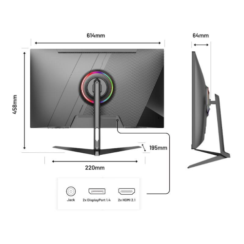 Monitor JAPANNEXT 68,5 cm JN-I270UHD16FHD32 16:9 HDMI/DP FHD-23400077