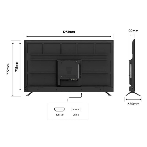 Monitor JAPANNEXT 139,7cm 16:9 3x HDMI UHD JN-IPS550UHD60F-23400104