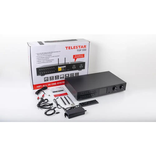 Radia wielofunkcyjne TELESTAR TOP 550 Czarne Komponenty HiFi-23404188