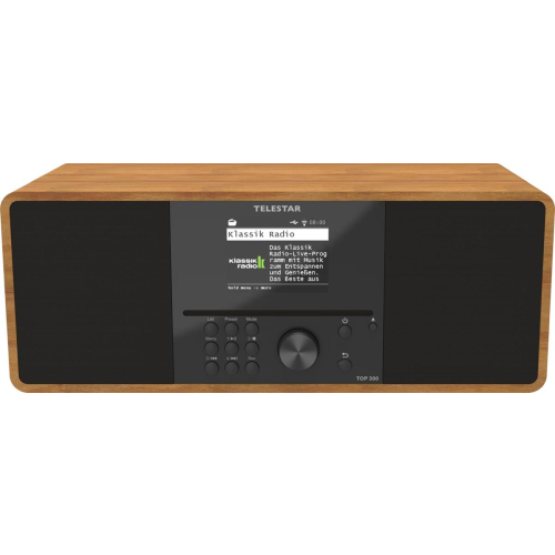 Telestar 5701300 radio Internet Cyfrowy Drewno