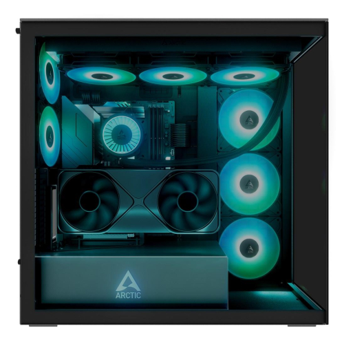Obudowa Arctic Xtender Schwarz z oknem z GPU mountem-23404588