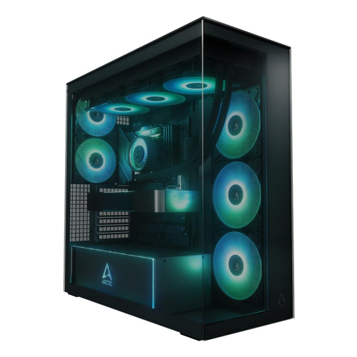 Obudowa Arctic Xtender Schwarz Glasfenster ohne GPU mount