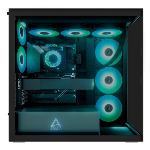 Obudowa Arctic Xtender Schwarz Glasfenster ohne GPU mount-23404746