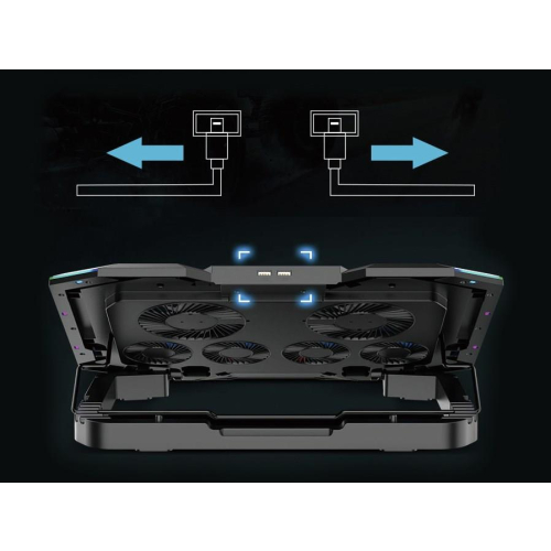 Conceptronic THYIA01B podkładka chłodząca do laptop 43,2 cm (17