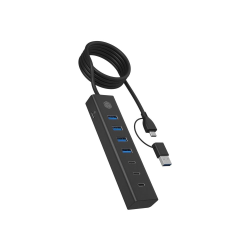 Hub IcyBox 7-Port IB-HUB1737-C3 USB 3.2 Type-C/Type-A