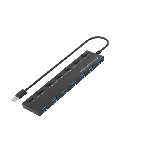 Conceptronic HUBBIES19BP huby i koncentratory USB 3.2 Gen 1 (3.1 Gen 1) Type-A 5000 Mbit/s Czarny