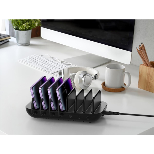 CONCEPTRONIC Ładowarka 7Port 7xUSB-C Multi 160WPD3.0 bk-23413841