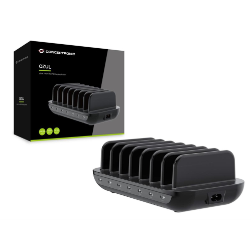 CONCEPTRONIC Ładowarka 7Port 7xUSB-C Multi 160WPD3.0 bk-23413842