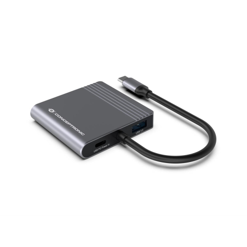 Conceptronic DONN13G stacja dokująca Przewodowa USB 3.2 Gen 1 (3.1 Gen 1) Type-C Szary-23413864