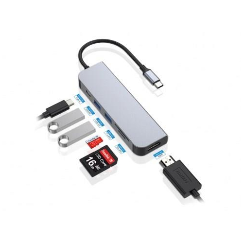 Conceptronic DONN02G stacja dokująca USB 3.2 Gen 1 (3.1 Gen 1) Type-C Aluminium-23413881