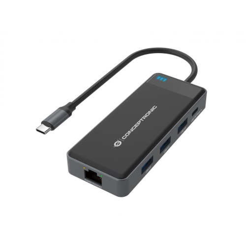 Conceptronic DONN14G stacja dokująca Przewodowa USB 3.2 Gen 1 (3.1 Gen 1) Type-C Szary-23413891