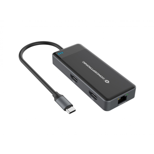 Conceptronic DONN14G stacja dokująca Przewodowa USB 3.2 Gen 1 (3.1 Gen 1) Type-C Szary-23413892