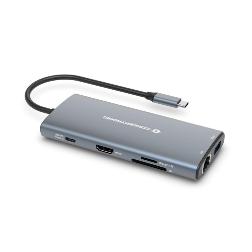 Conceptronic DONN06G Przewodowa USB 3.2 Gen 1 (3.1 Gen 1) Type-C Szary-23413916