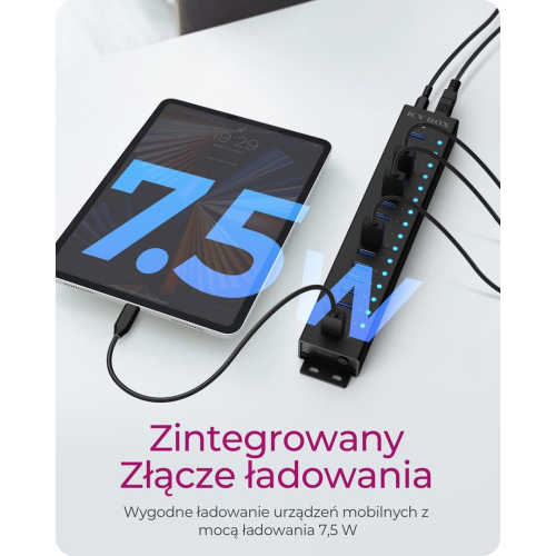 ICY BOX Hub 17-Portowy z USB 3.2 Gen-23413946