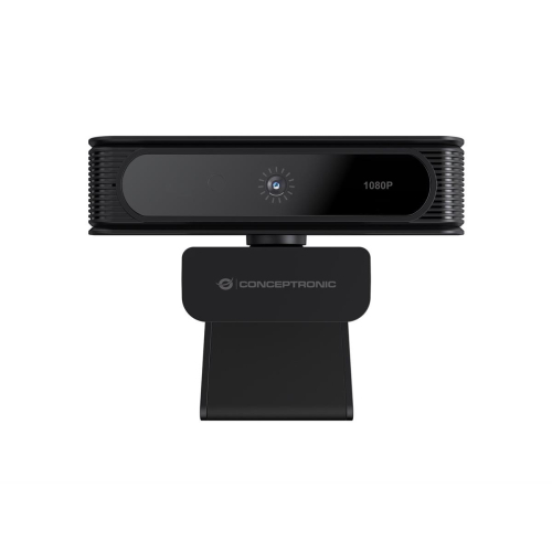 CONCEPTRONIC Kamera internetowa USB-A2.0 80° 1080P/30Hz FullHD + Mikrofon czarno-biały-23414060