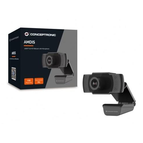 Conceptronic AMDIS01B kamera internetowa 2 MP 1920 x 1080 px USB 2.0 Czarny-23414096