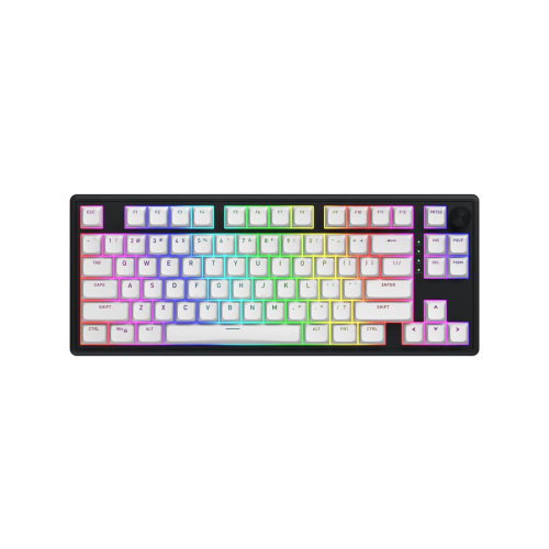 HATOR Skyfall 80 MAG ULTRA 8K klawiatura Gaming USB QWERTY US English Czarny, Biały