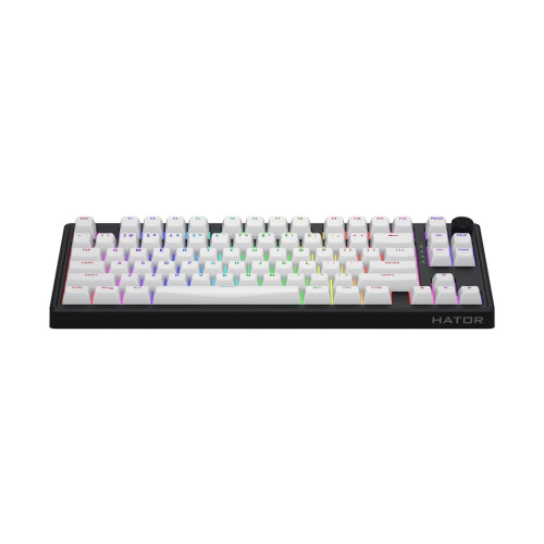 HATOR Skyfall 80 MAG ULTRA 8K klawiatura Gaming USB QWERTY US English Czarny, Biały-23414214