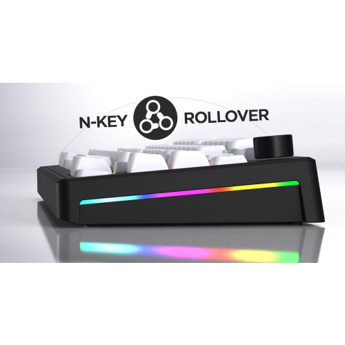 HATOR Skyfall 80 MAG ULTRA 8K klawiatura Gaming USB QWERTY US English Czarny, Biały-23414230