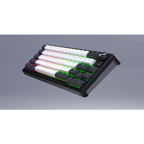 HATOR Skyfall Pro Wireless 65 klawiatura Gaming USB + RF Wireless + Bluetooth QWERTY US English Czarny, Szary-23414265
