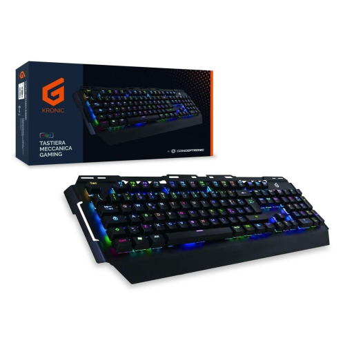Conceptronic KRONIC klawiatura Gaming USB QWERTY Włoski Czarny-23414284