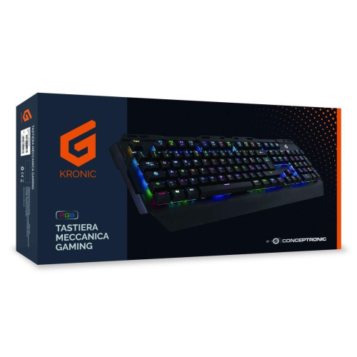 Conceptronic KRONIC klawiatura Gaming USB QWERTY Włoski Czarny-23414285