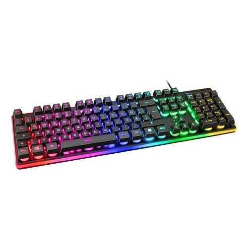 Deltaco GAM-021-RGB-DE klawiatura Gaming USB QWERTZ Niemiecki Czarny