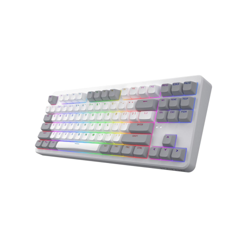 HATOR Rockfall 3 TKL Wireless klawiatura Uniwersalne USB + RF Wireless + Bluetooth QWERTY Angielski Biały-23414321