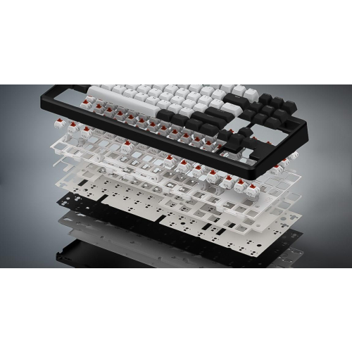Klawiatura dla graczy Hator Rockfall 3 TKL Wireless mechaniczna czarna (klawisze czarno-białe)-23414375