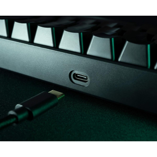 Deltaco Gaming GAM-100-DE klawiatura USB + RF Wireless + Bluetooth QWERTZ Niemiecki Czarny-23414392
