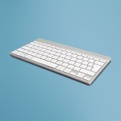 R-Go Tastatur Compact Break DE-Layout verkabelt weiĂź