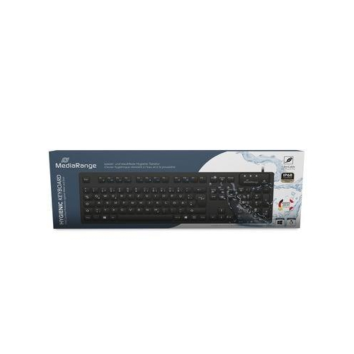 MediaRange MROS273 klawiatura Dom/Biuro USB QWERTZ Niemiecki Czarny-23414486